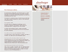 Tablet Screenshot of altenburger.com